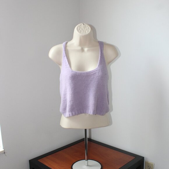 Other Tops - Soft-Textured Sleeveless Crop Sweater